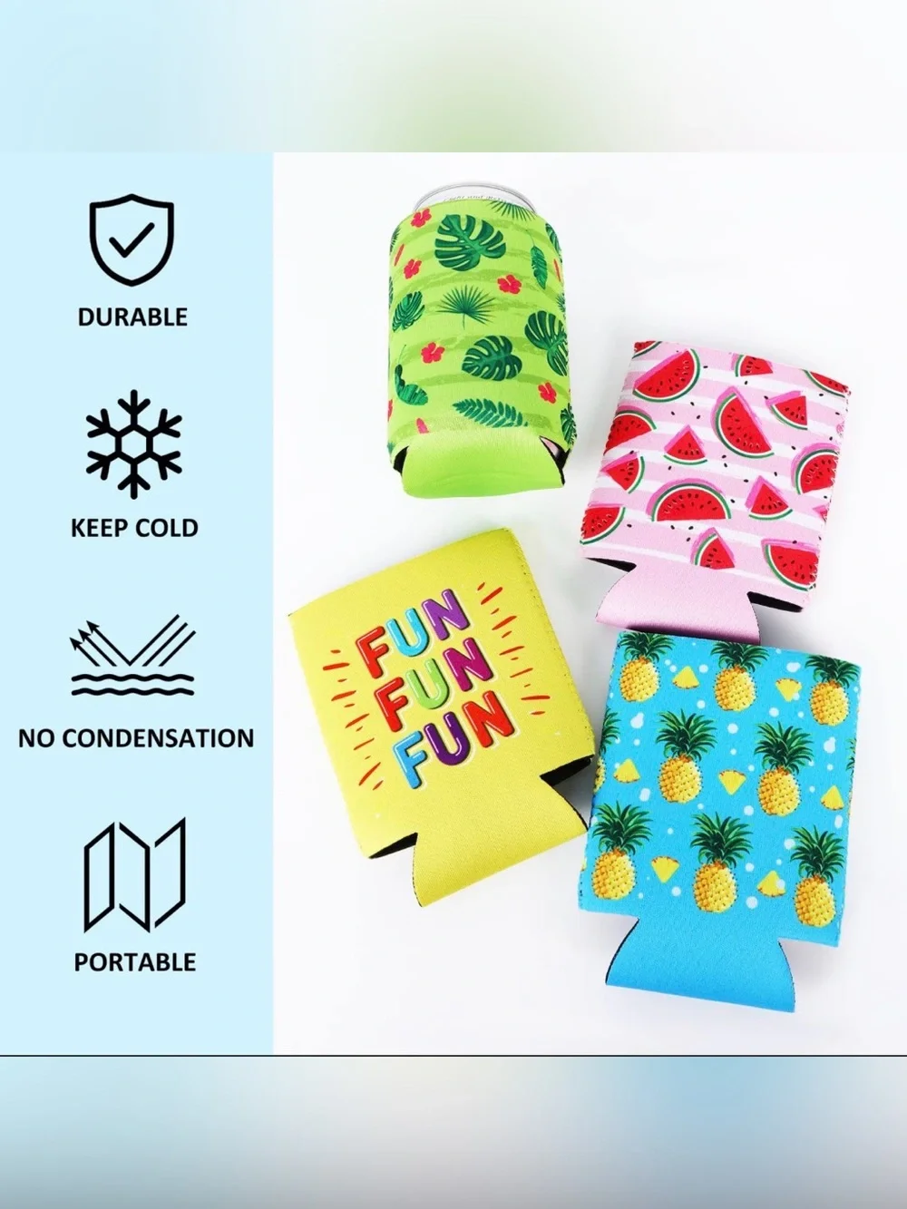 Summer Cooler Sleeve -4pc set